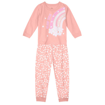 Brandili - Pijama color salmón brilla en la obscuridad | +12M