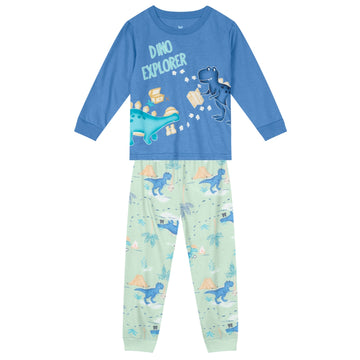 Brandili - Pijama dinosaurios estampado que brilla en la oscuridad | +36M