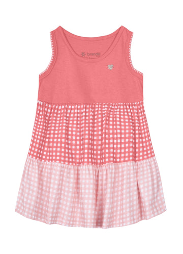Brandili - Vestido/camisa son mangas rosa | +6M