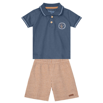 Brandili - Conjunto para niño Café | +24M