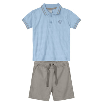 Brandili - Conjunto para niño camisa polo | +24M
