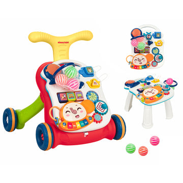 Kikkaboo - Andador Carrito 3 en 1 Play & Grow