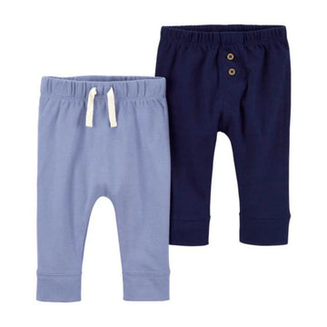 Carter´s - 2pk pantalones para niño | navy y celeste