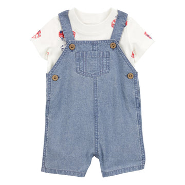 Carter´s - Conjunto de 2 piezas de camiseta y pantalón corto