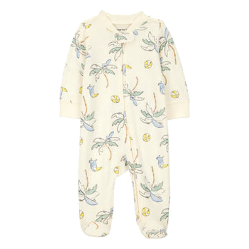Carter´s - Pijama amarilla con estampado de playero