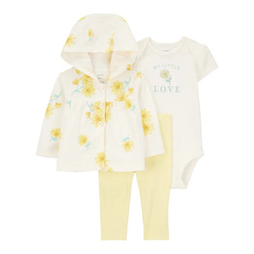 Carter´s - Conjunto De 3 Prendas Con Pantalón Floral Multi