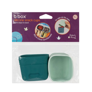 b.box - Set Vasitos Snack de Silicona | verde