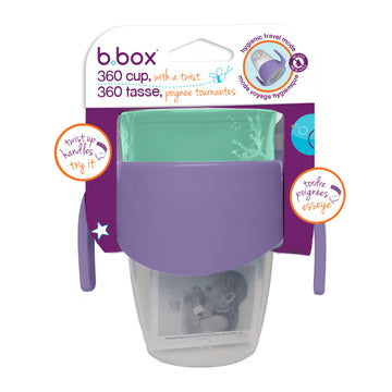 b.box - Taza 360 con cierre hermético | morado
