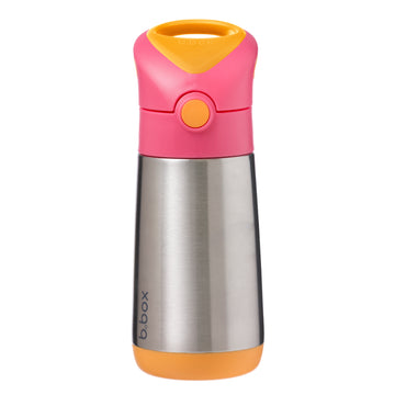 b.box - Botella Térmica con Pajita 350 ml | rosa
