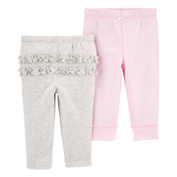 CARTERS -PANTALONES 2PZAS PARA NIÑA PRE