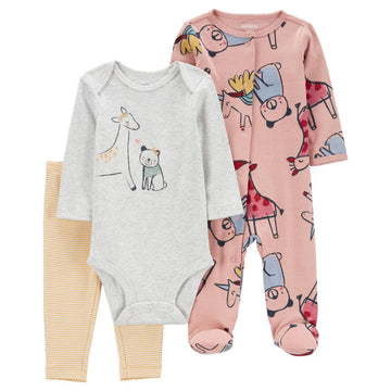 Carter´s - Conjunto de 3 piezas niña | +6m