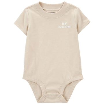 carter´s-ENTERIZO /SP23 I N SLOGANBS BEIGE SMILEY