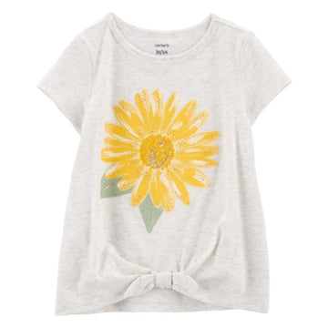 carter´s-CAMISETA /SP23 IG SS TOP GREY FLOWER TOP M2M