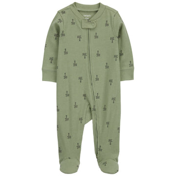 Carter´s- pijama verde olivo para niño |NB