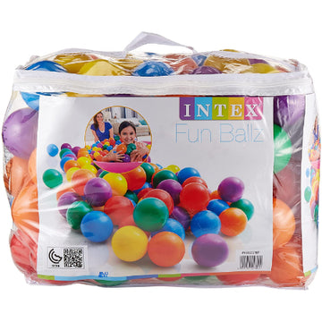 Intex - Bolas de plástico multicolores