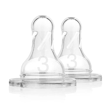 Biberon de silicon cuello estandar nivel-3 (6m+) Dr. Brown's