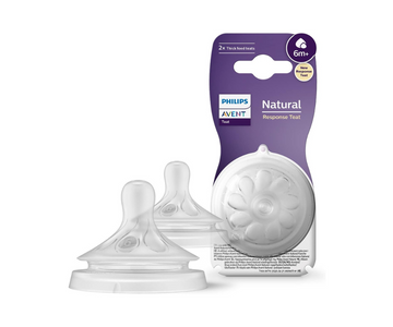 Avent - Tetina Nat Responde T6 Líquidos Espesos | +6M