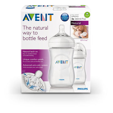 Avent - Biberon natural 260 ml x 2 unidades