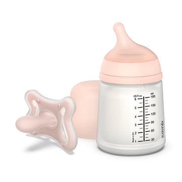 Suavinex - Set de pacha/biberón + chupete | 180 ml