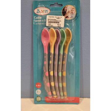 Born-SET DE 5 CUCHARAS PINK