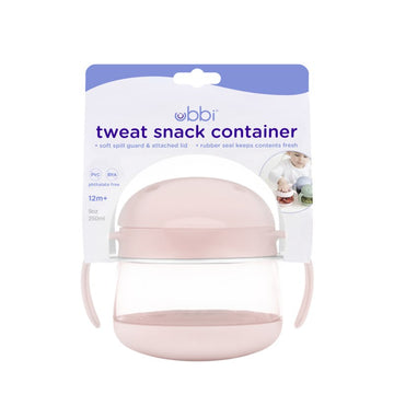 Ubbi- Contenedor de snack rosa