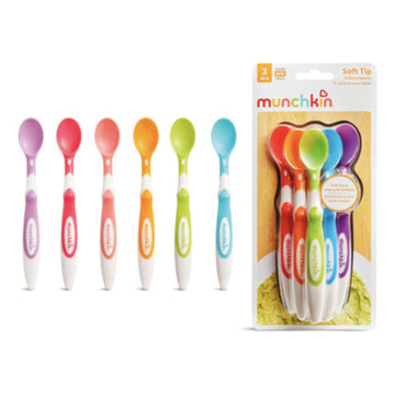 Munchkin - Set de 6 cucharas punta suave