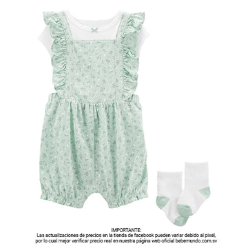 Carter´s - Mameluco con medias +12M