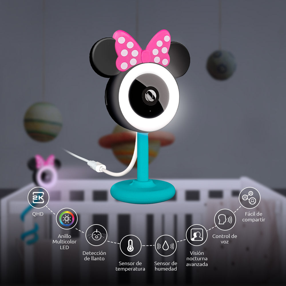 Nexxt Home - Cámara de seguridad de Minnie Mouse