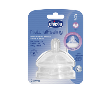 Tetina Nat. Feeling 6M Flujo Rápido Chicco