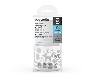 BIBERON ANATOMICO FIS SX PRO 5OZ FOX GRIS SUAVINEX