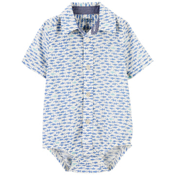 OshKosh - enterizo polo de vestir | +6m
