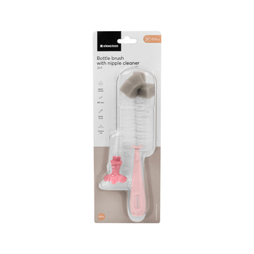 Kikkaboo- cepillo para biberon 2 en 1