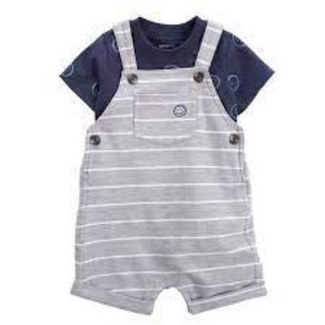 Carter´s - Conjunto de camiseta y pantalón corto para bebé de 2 piezas +9M