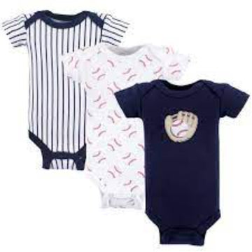 Baby vision-3PK ENTERIZOZ NIÑO BASEBALL TALLA L