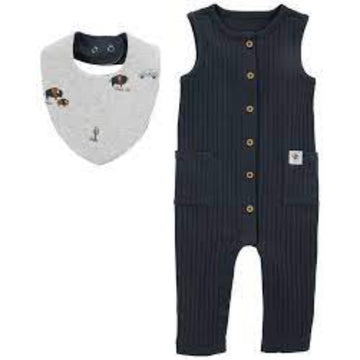 carter´s-CONJUNTO /1PC&BIB SET NAVY
