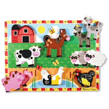 Melissa & Doug - Rompecabeza de granja | 2+