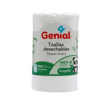 Genial- toallas desechables para pañal ecológico