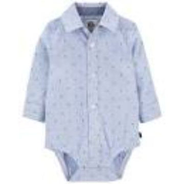 Carter´s - Camisa azul tipo enterizo 18M