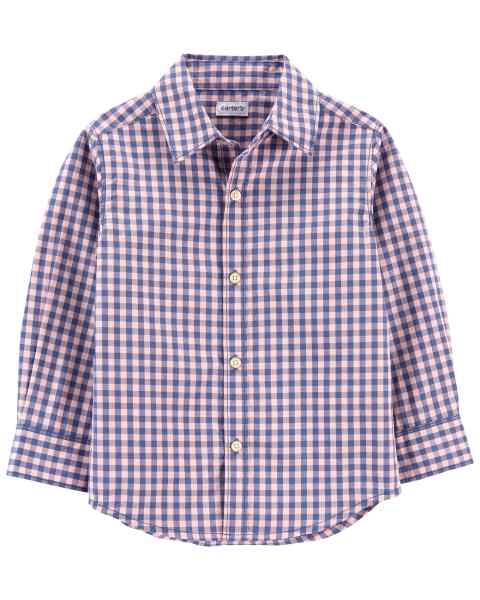 CAMISA /SP23 I B BUTTONDOWN EASTER PINK PLAID