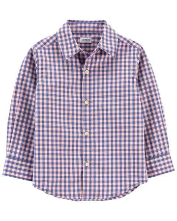 CAMISA /SP23 I B BUTTONDOWN EASTER PINK PLAID