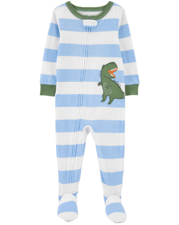 PIJAMA  BLUE-WHITE DINO