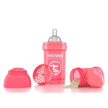 Biberón Twistshake 6 onz color melón