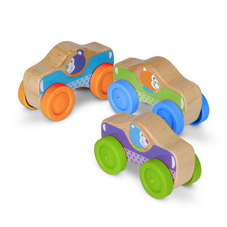 Melissa y Doug Mi Primer Set de Carros Apilables