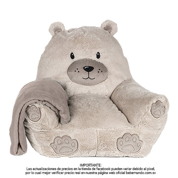 Cuddo Buddies Silla y manta de personajes de Oso