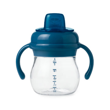 Vaso con Boquilla Suave con Asas extraíbles, 6 oz, Azul marino