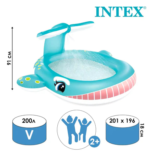 Intex - Piscina en forma de ballena