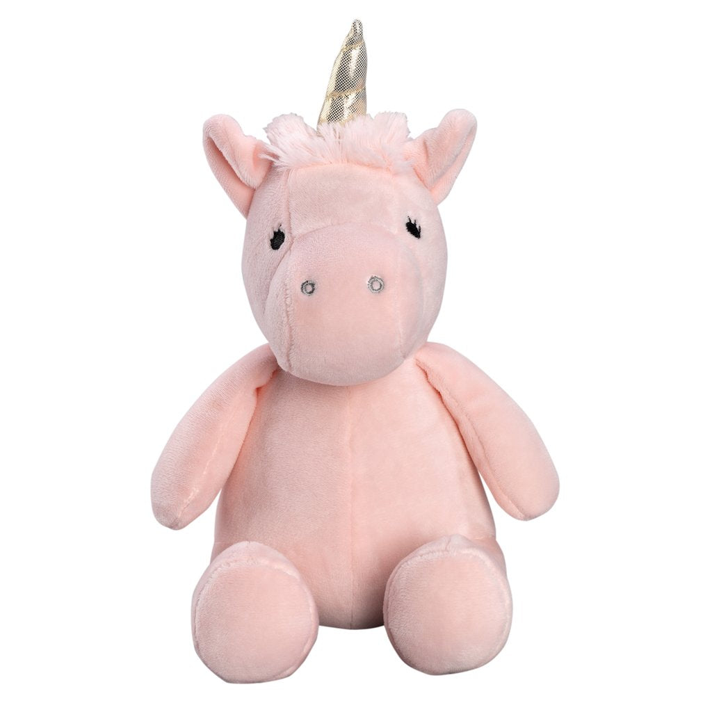Peluche - Rainbow Unicorn Pink / Gold Plush Unicorn