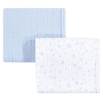 Cobija muselina 2pk Blue star Luvable Friends