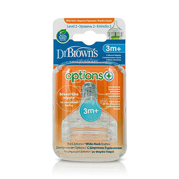 DR. BROWNS - Tetina De Silicona, Boca Ancha