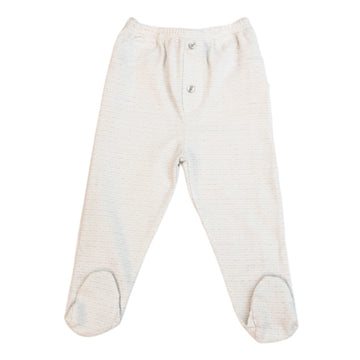 Pantalón con pie Blanco Niño 0M/NB/0-3/3-6/6-9M